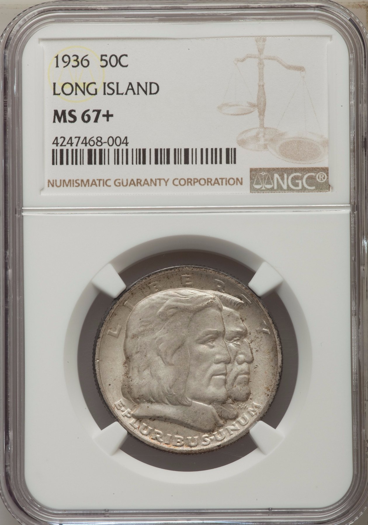 Grading-Opinion:-1936-50c-Long-Island-Tercentenary-Silver-Half-Dollar
