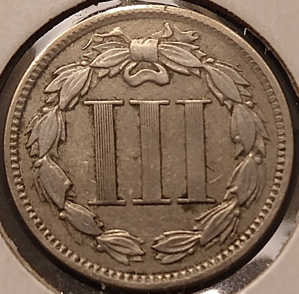 1865-Three-Cent-Piece-Die-Clash-Verification