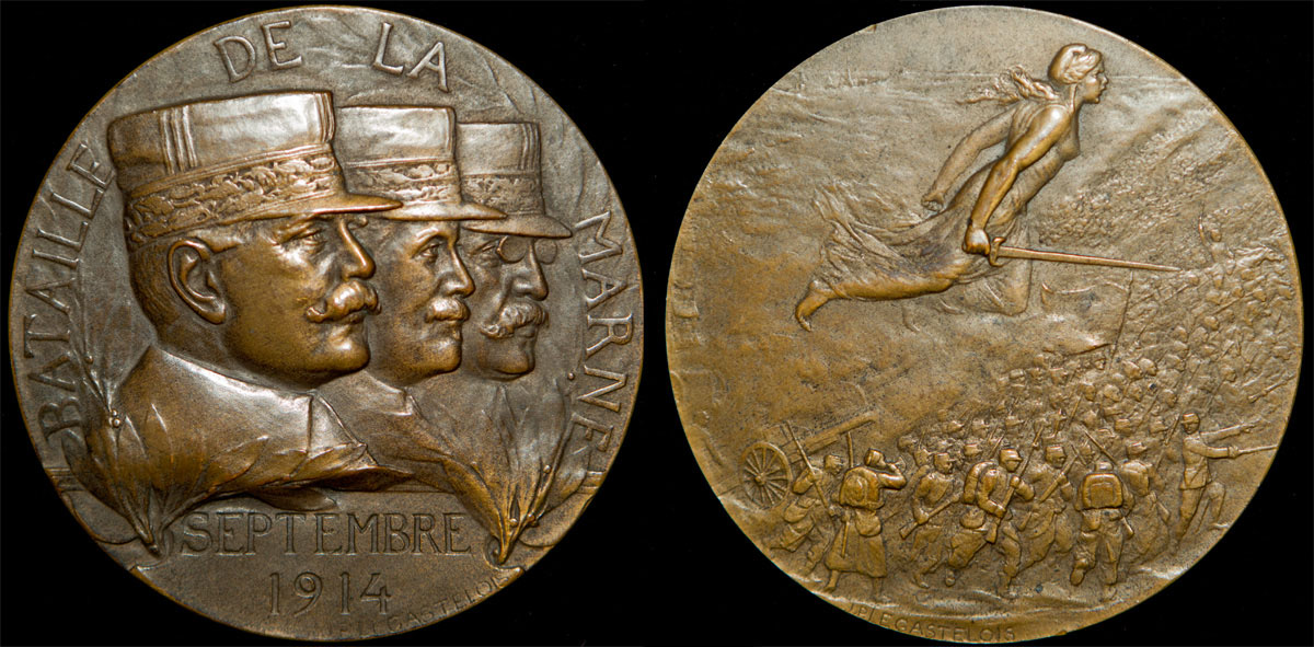 French-Medal-Commemorating-The-Battle-Of-Marne-[WWI]