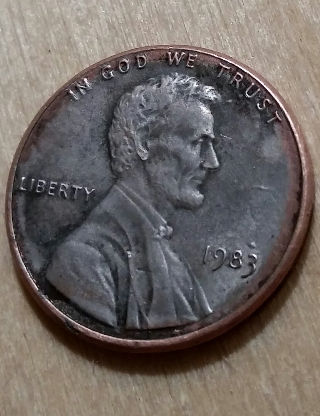 1999-Lincoln-Penny,-Plain-Zinc,-No-Copper-Layer?-Very-Smooth.