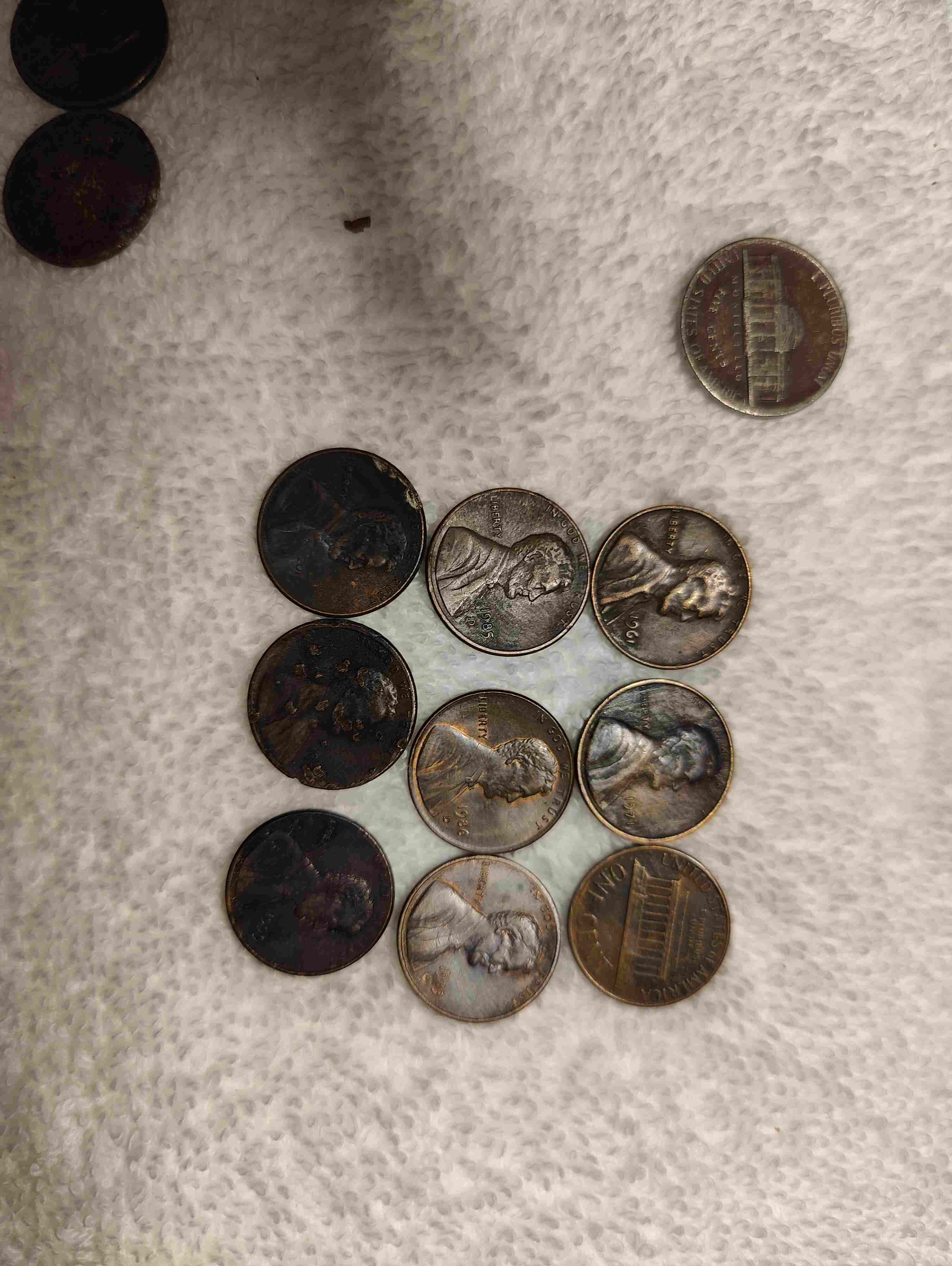 Are-These-Black-Beauties-Pennies-And-Dimes-With-Some-Red/Pink-Toning