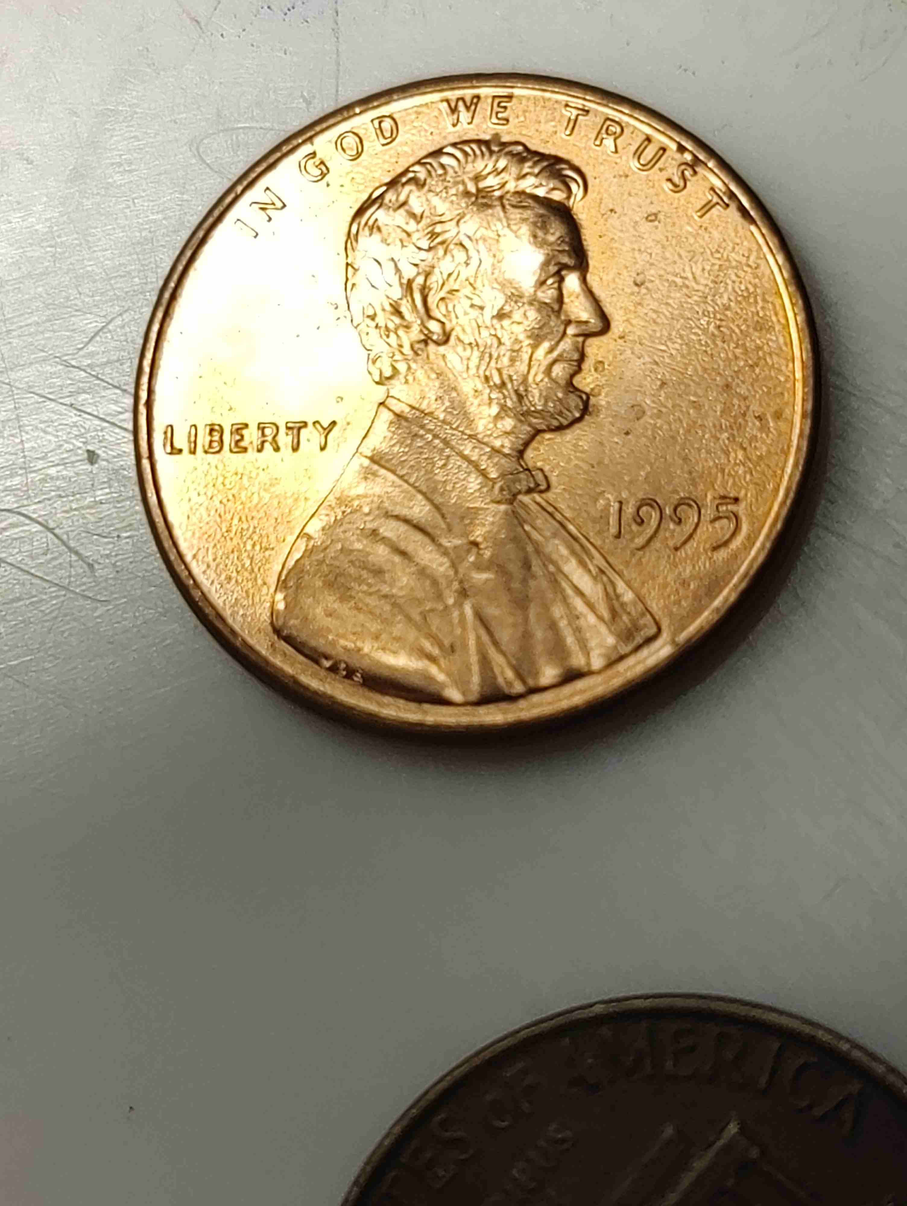1995-No-Mint-Mark-Penny--Sharp-Possibly-Double-Ear,-If-I-Got-It-Graded-How'd-You-Think-It'll-Do.