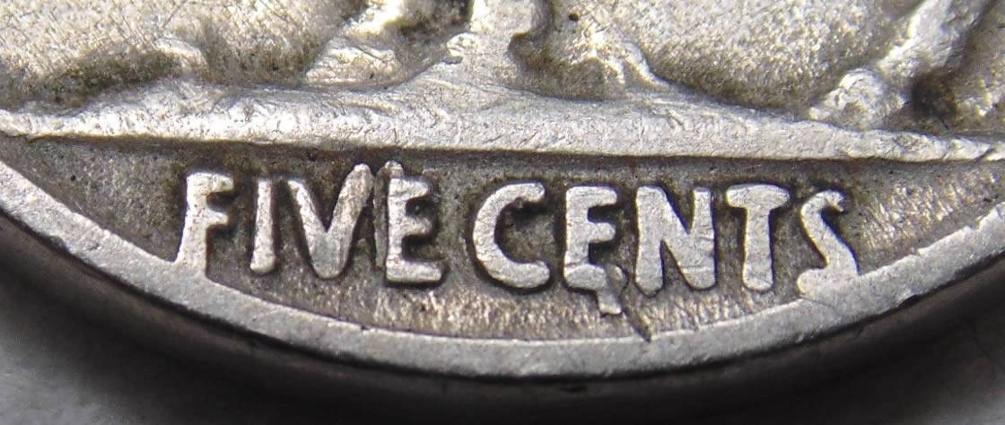 1928-Buffalo-Nickel,-Well-Placed-Hit?