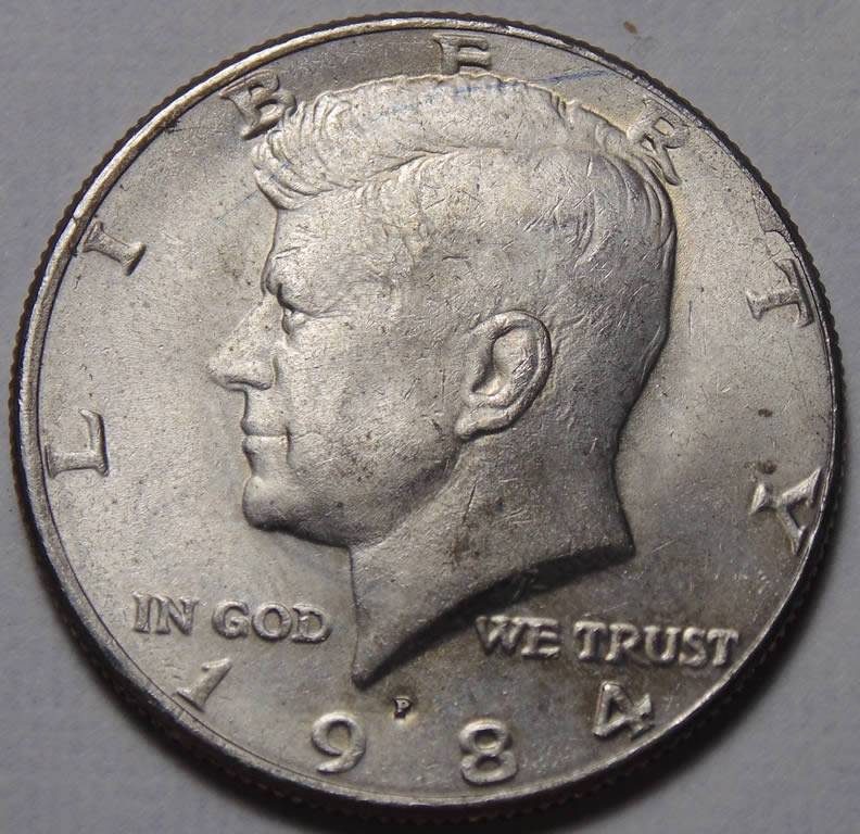 1984-P-Kennedy-Half-Possible-Cud.