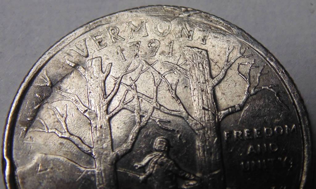 2001-Vermont-Quarter-Very-Strange!