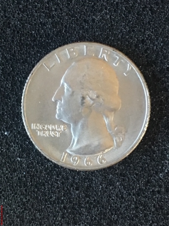 1966-Washington-Quarter.-Looks-Like-It's-Never-Been-Out-Of-A-Roll