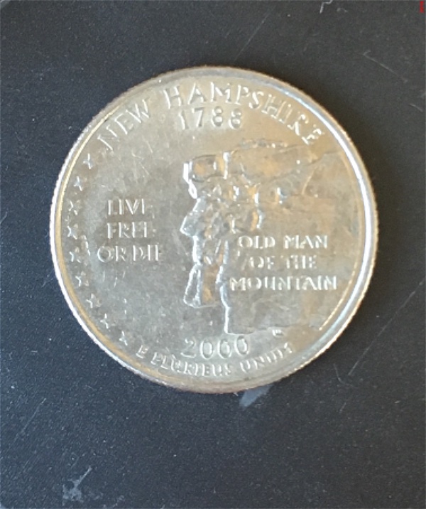 2000-D-New-Hampshire-Quarter-Rotated-About-30-Degrees