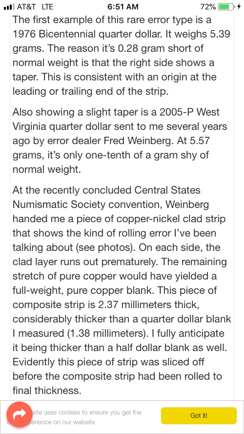 Pressing-My-Luck-Tonight...1985-D-Quarter-No-Clad-Error?