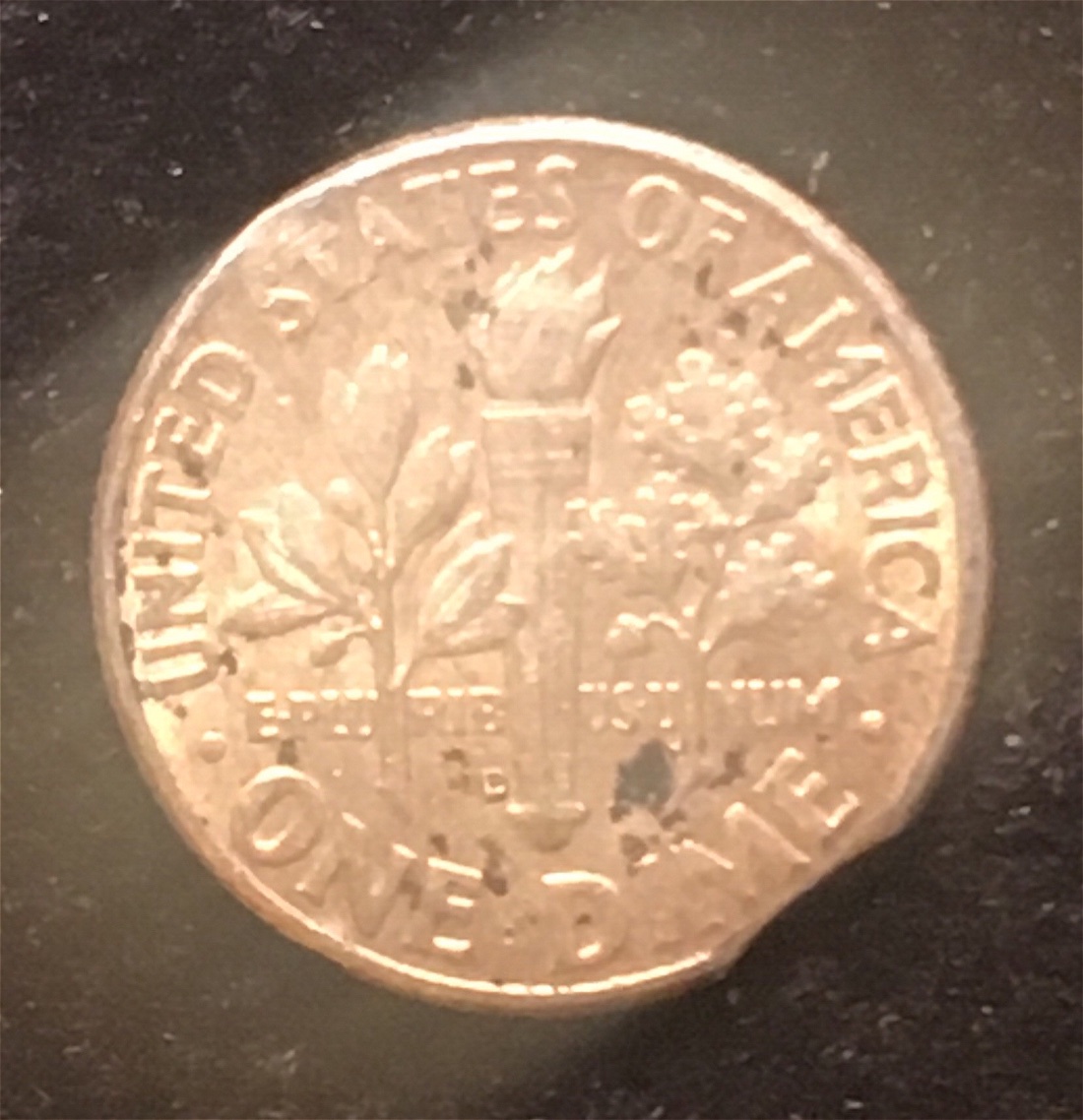 1962-D-Roosevelt-Dime,-Clipped-Planchette?