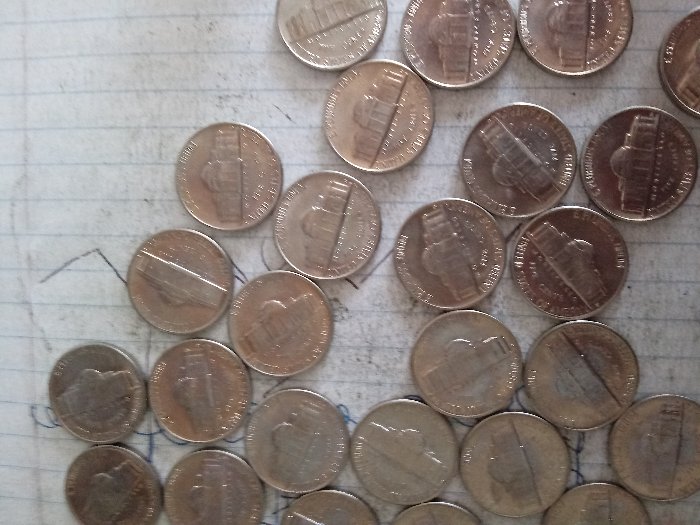 Full-Roll-Of-1959-D-Nickels..-Good-Condition.