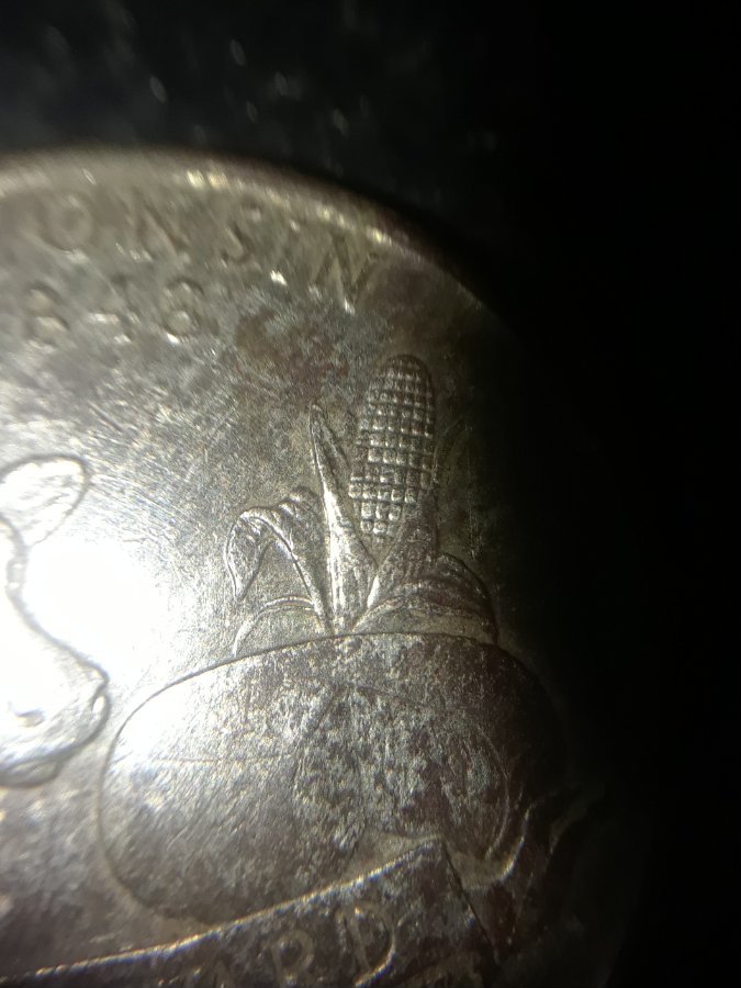 2004-Extra-Low-Leaf-Wisconsin-Quarter.-Found-Metal-Detecting.