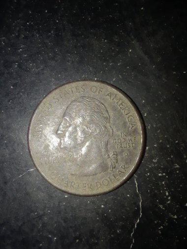 2004-Extra-Low-Leaf-Wisconsin-Quarter.-Found-Metal-Detecting.