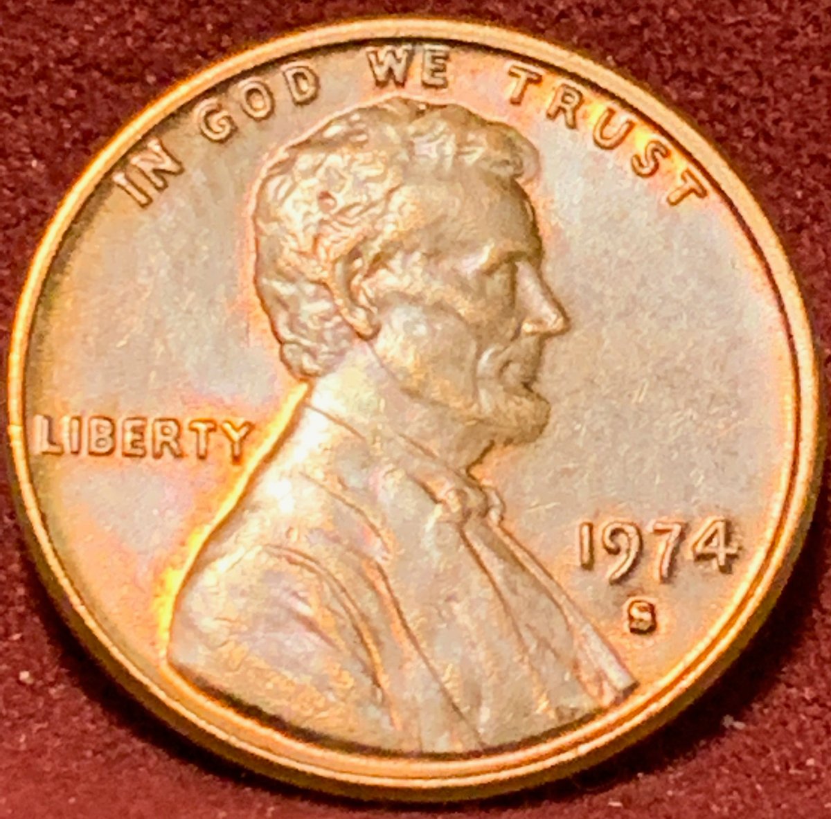 1974-S-Lincoln-Cent-For-Grading-/-Educational