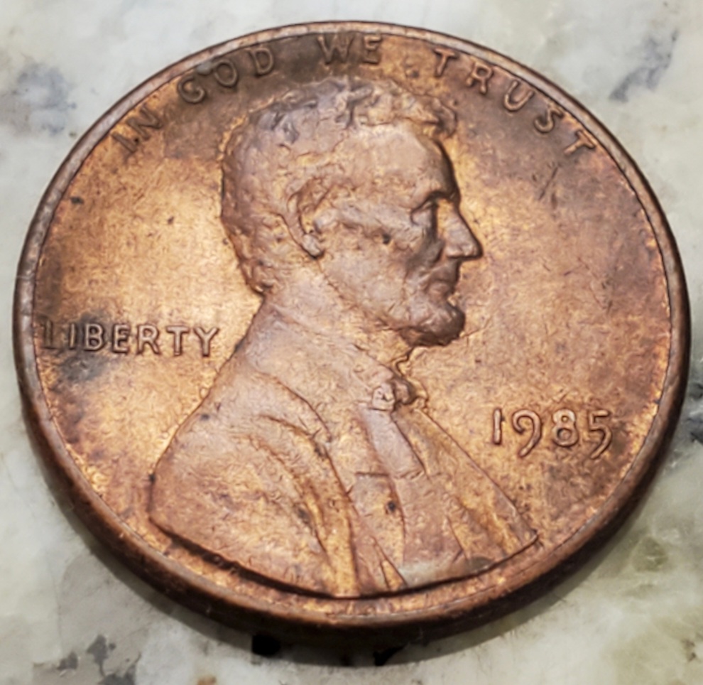 1985-Penny-No-Mint-Mark--What's-Going-On-With-The-