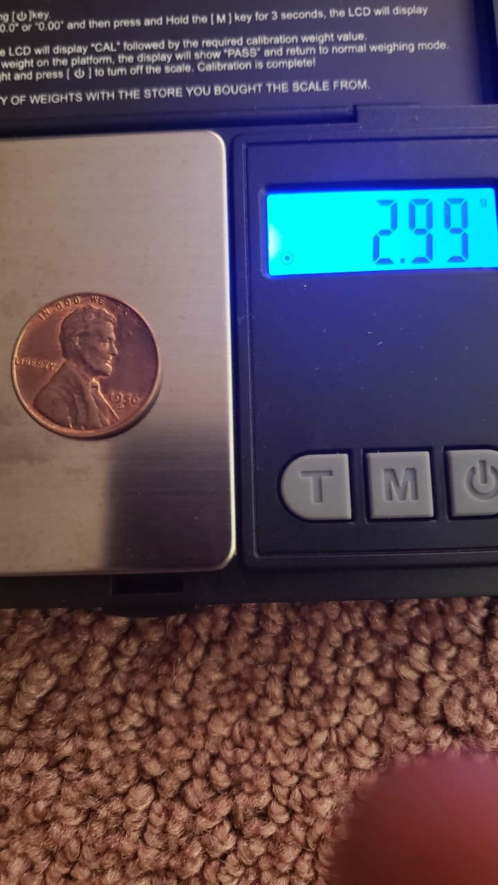 Strange-1956-D-Cent,-Wrong-Weight-Possible-RPM