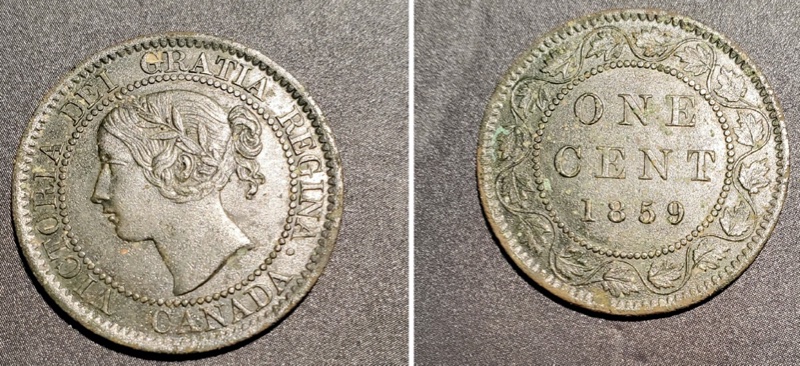 Metal-Detecting-Find---1859-One-Cent