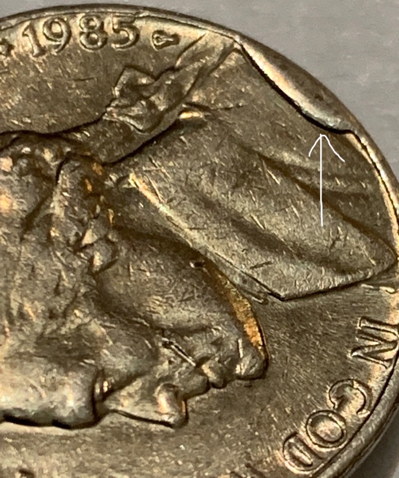 1974-D-And-1985-P-Jefferson-Nickel-Die-Cut?