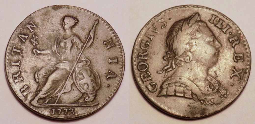 Uknown-British-Coin-Error?-Identified:-George-III-Halfpenny-Of-The-1770-1775-Issue