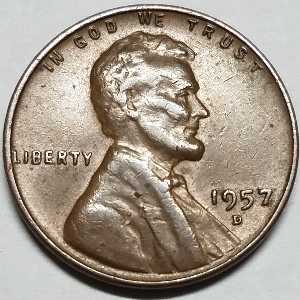 1957-D-LWC-W/Delamination-On-Reverse