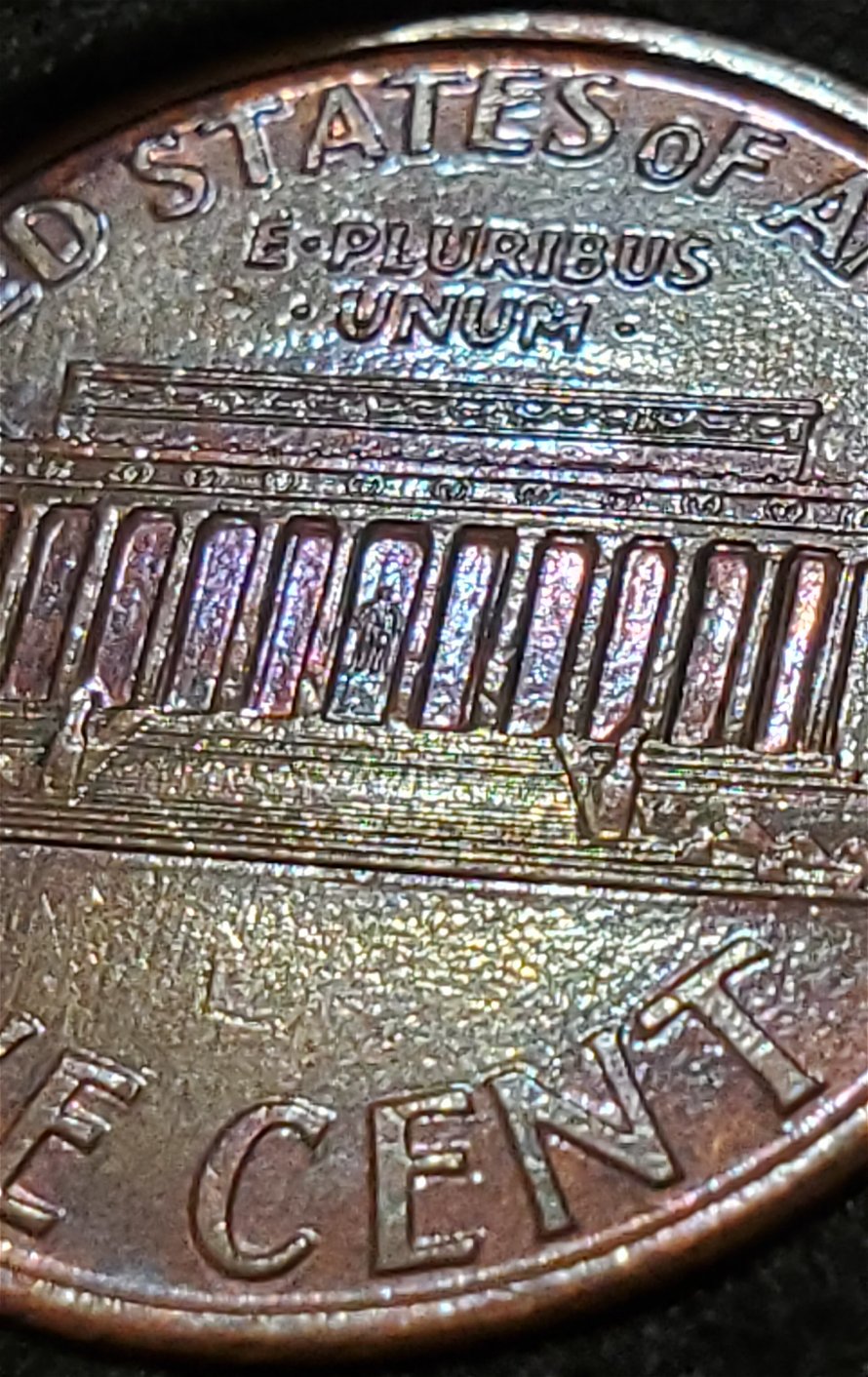 1993-D-Lincoln-Cent-/-Toning-/-DDO-1993-&-D-/-FS