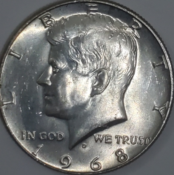 1968-D-Kennedy-Half-Dollar-DDR-?-And-Other-Errors-.-Comments-Appreciated