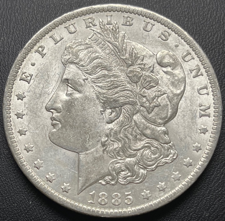 1885-O-Morgan-Dollar---AU-58?