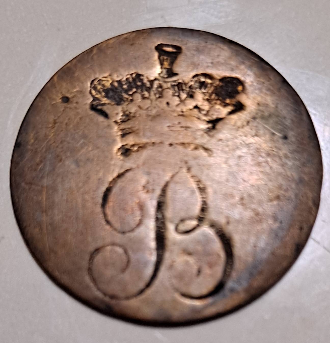 3-Unknow-Tokens-2-Counterstamped]---T.o.r.--And--R.f.s.-1-Crown-Over-B