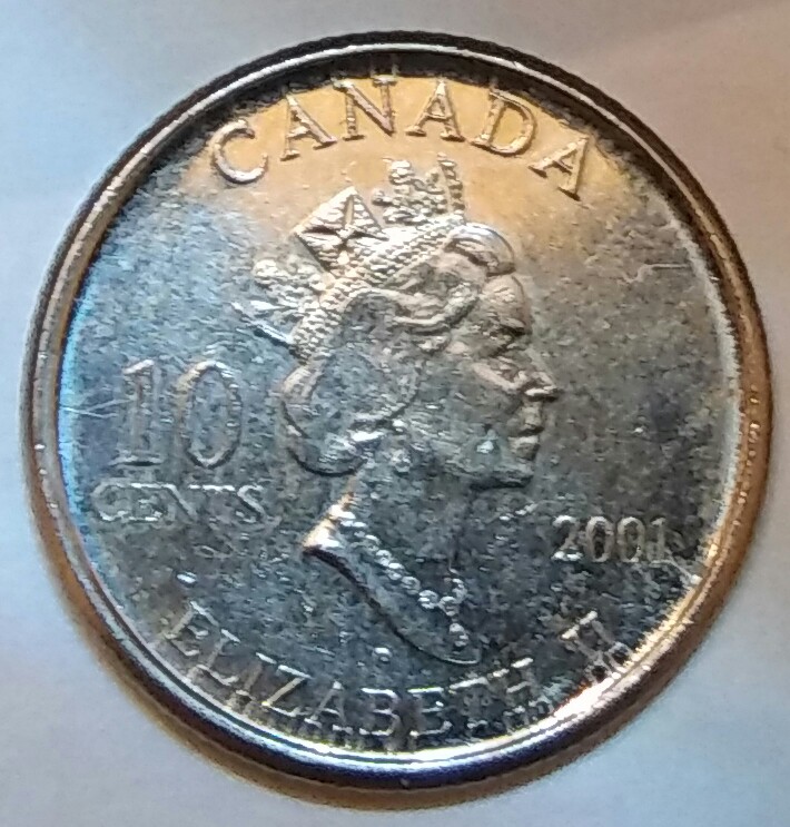 2001-P-Queen-Elizabeth-Dime-...lines-Under-
