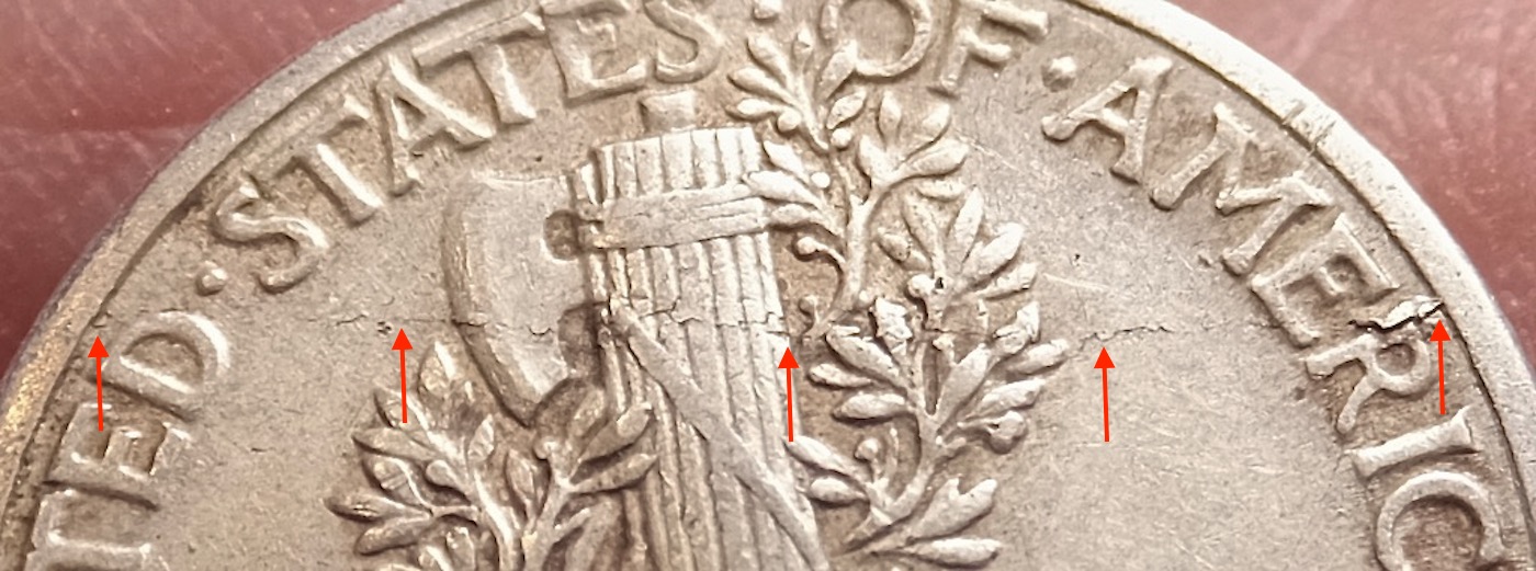 1942-Mercury-Dime-With-Nice-Reverse-Lamination