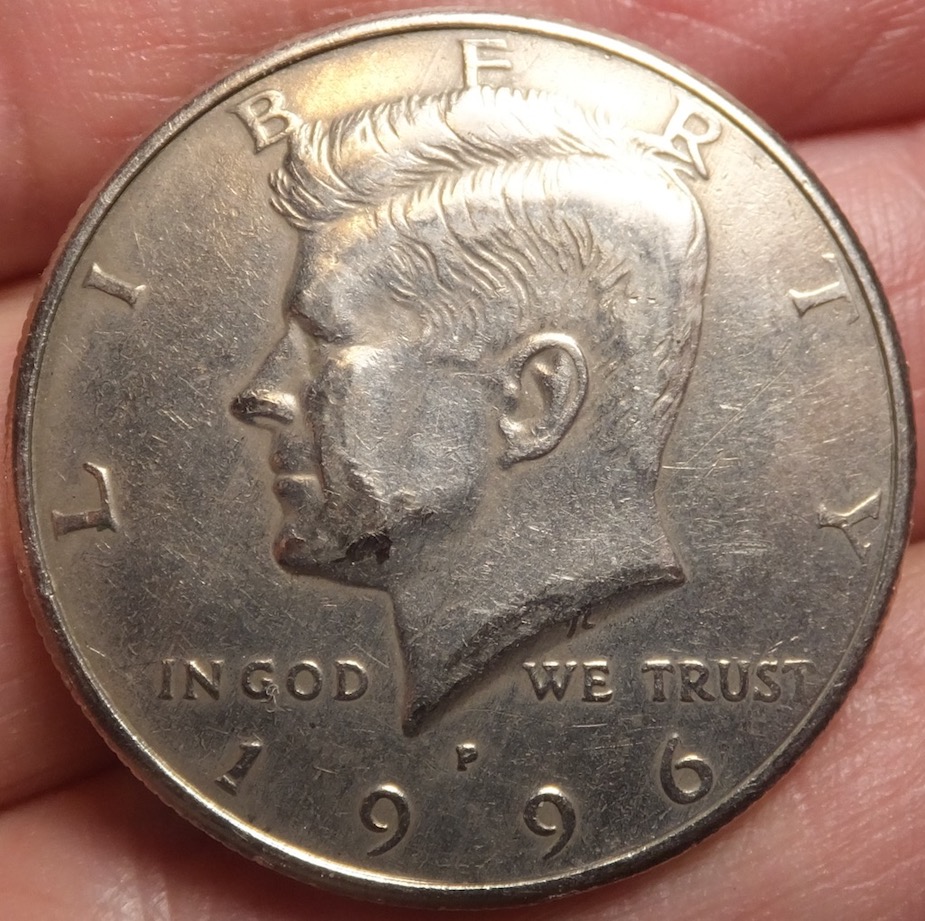 1996-P-Kennedy-Half-Magician-Coin