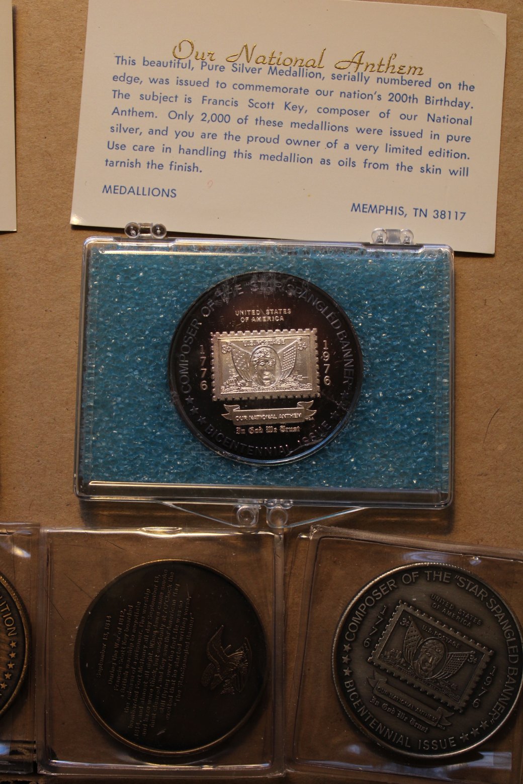 Bicentennial-Issue-Silver,-Bronze,-And-Unknwon.-5--3-Coin-Sets.-What-Do-I-Have?