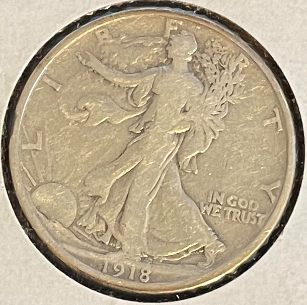 Set-Of-1918-Walking-Liberty-Halves-For-Grading-Possibly-Cleaned?