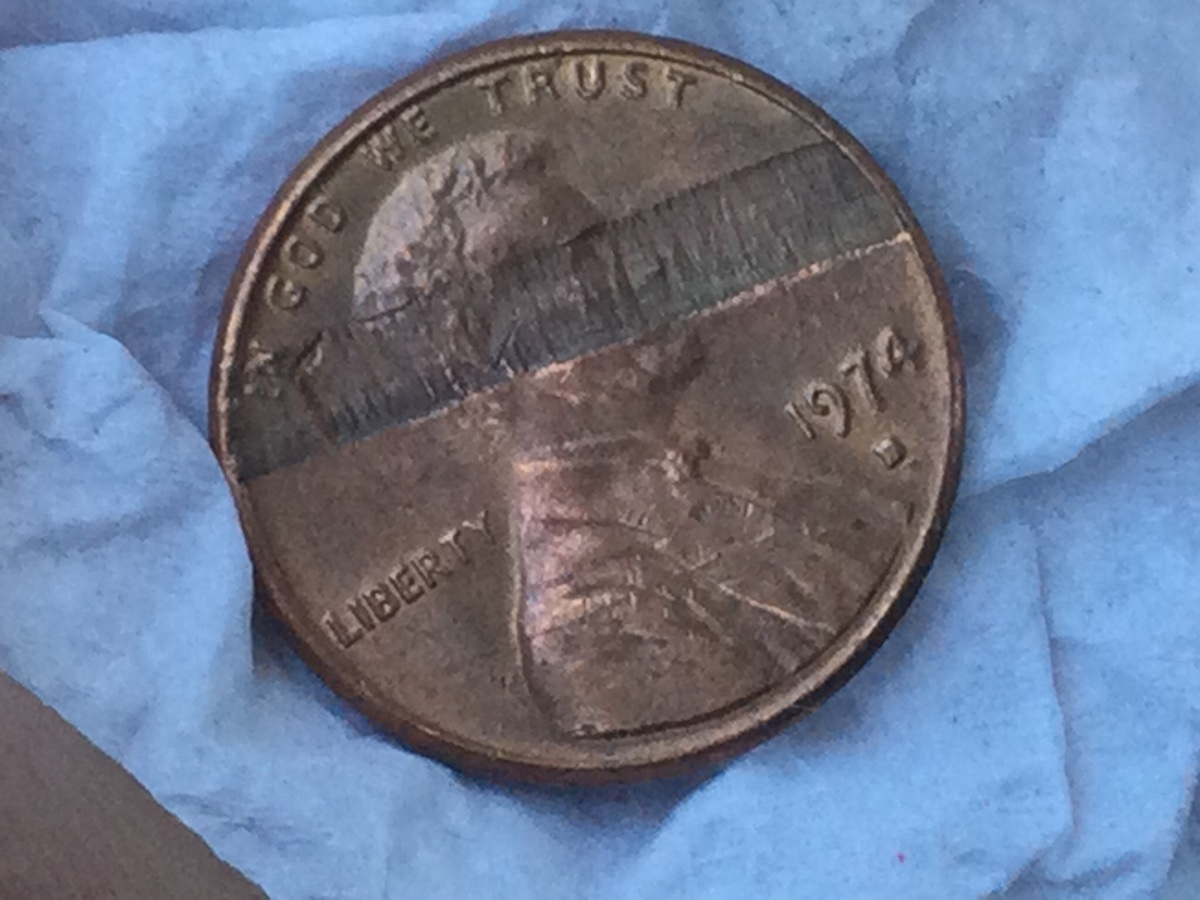 1974-Lincoln-Cent-Possible-Strike-Through-Error?