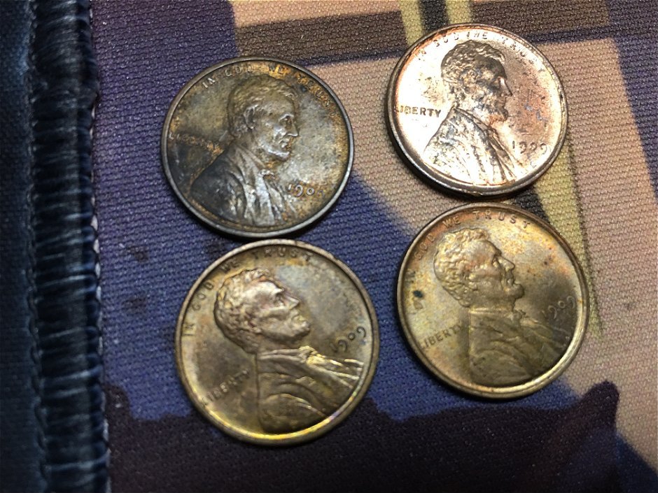 Wheat-Penny-Lot-Sent-With-Taped