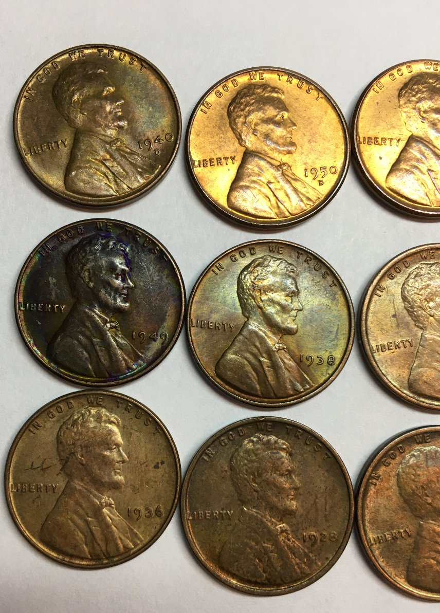 Wheat-Penny-Lot-Sent-With-Taped