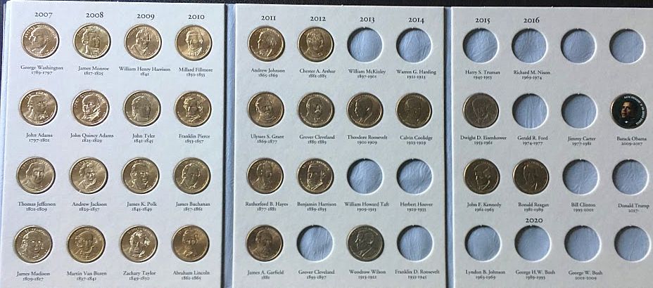 US-Small-Dollar-$1-Coins-SBA-,-Sacagawea,-Presidents-&-American-Innovation