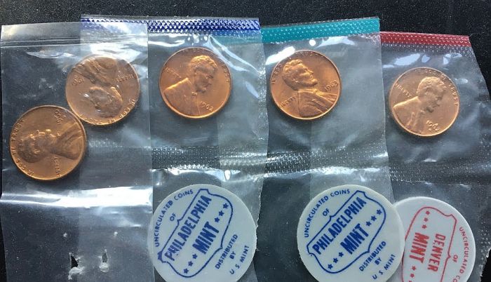 US-Mint-Cents-Early-60s-Cut-Up-Sets
