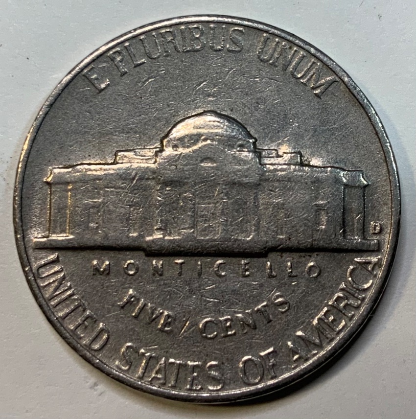 1964-Jefferson-Nickel,-D/D-RPM?