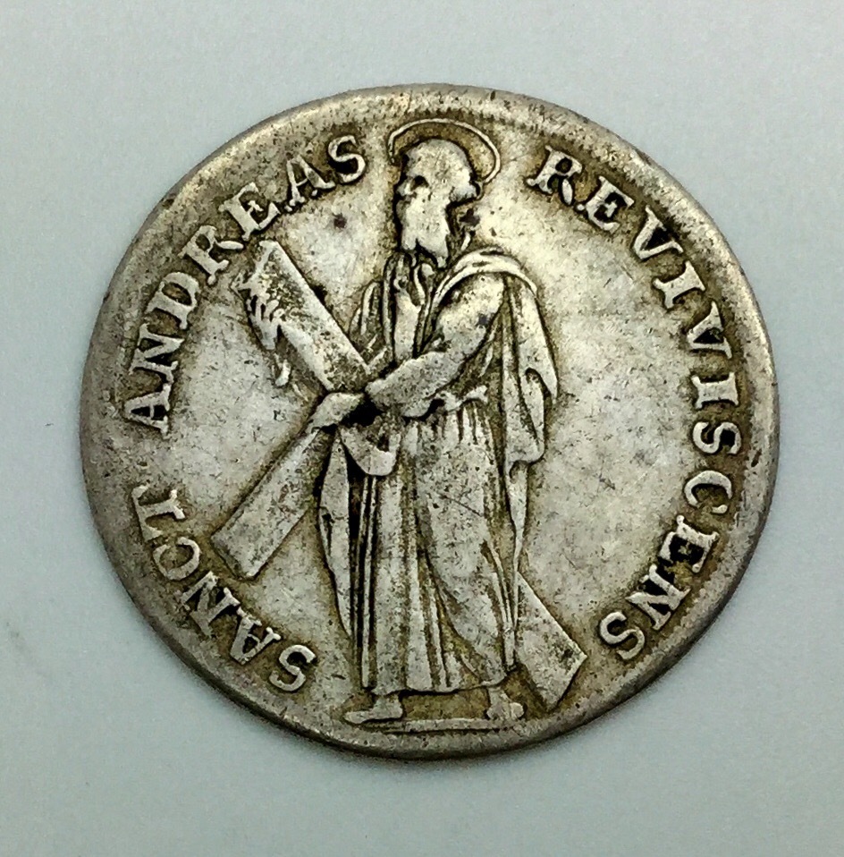Help-Identify-1697-German-States-Coin,-Man-With-Cross
