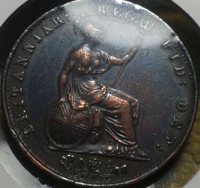Gran-Breta�a.-Moneda-De-1/2-Penique.-1856