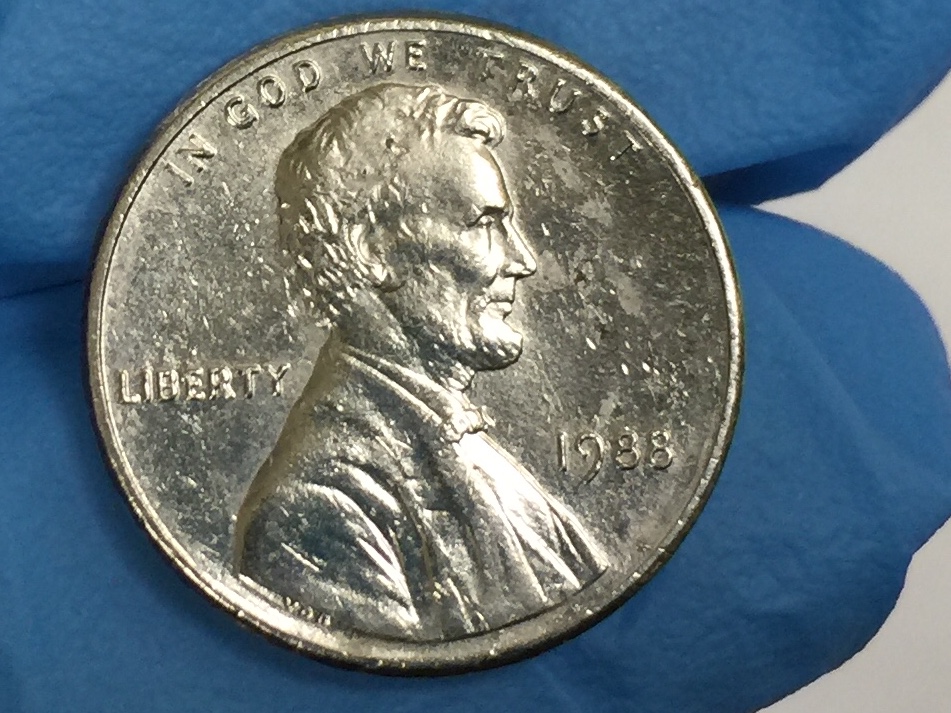 1988-Lincoln-Cent-In-A-Dime-Planchet-?