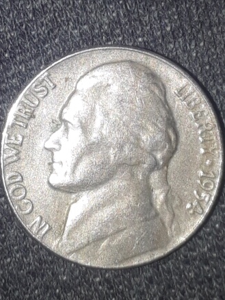 1939-Nickel-Hole-On-Face--1954-Nickel-No-Mint-Mark