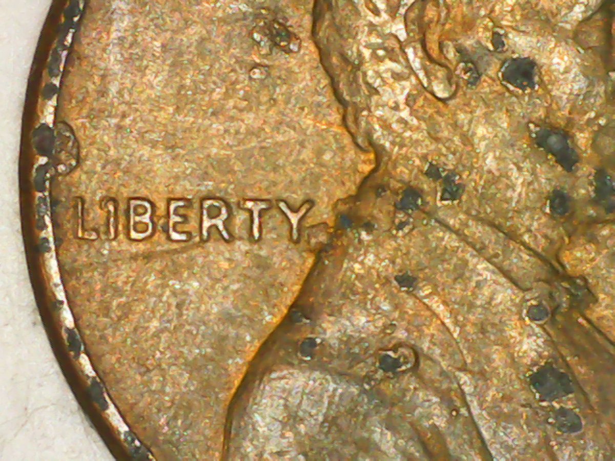 1987-Penny-Environmental-Or-Mint-Damage?