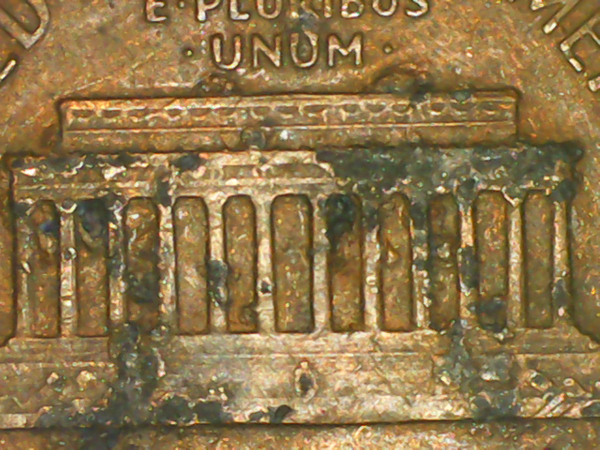 1987-Penny-Environmental-Or-Mint-Damage?