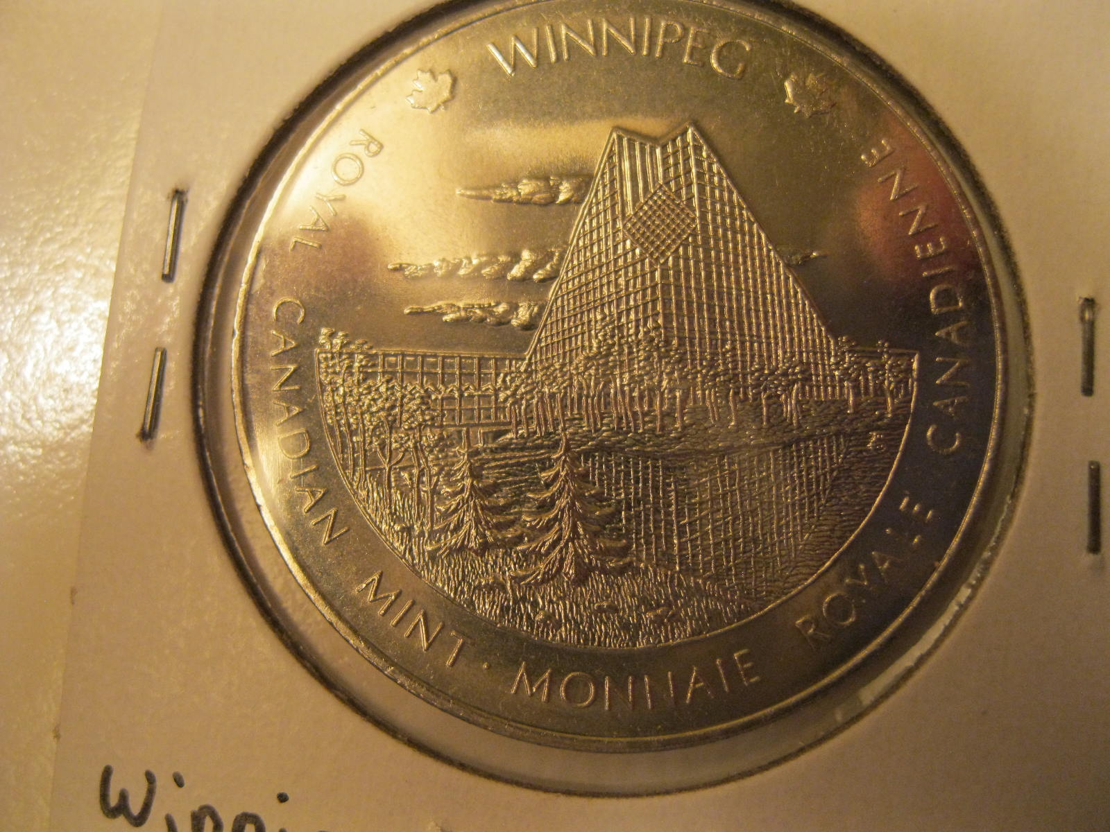 Royal-Canadian-Mint---1976-Inauguration-Medal-Of-Winnipeg-Plant
