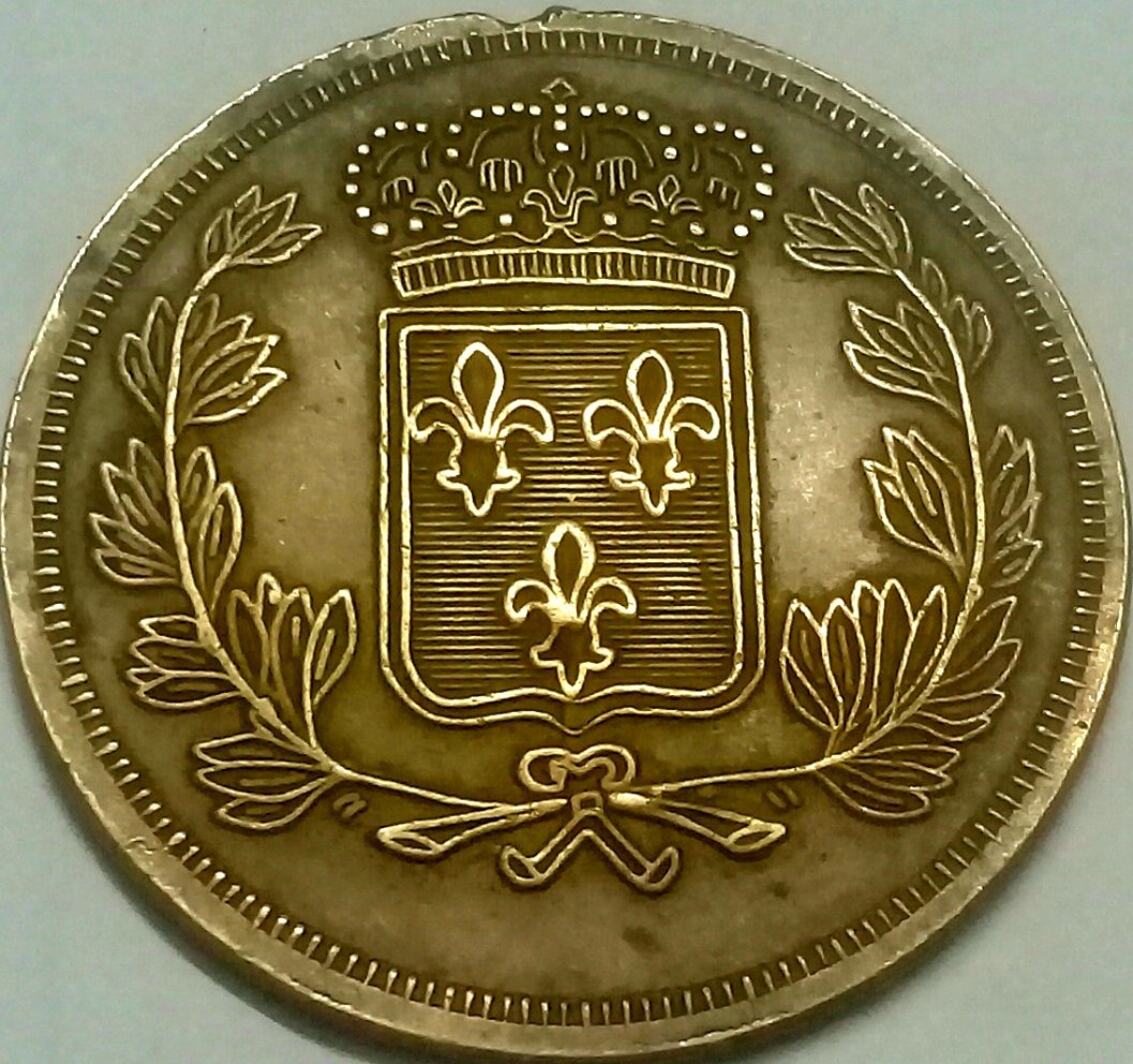 French-Crown-Medal-Or-Token