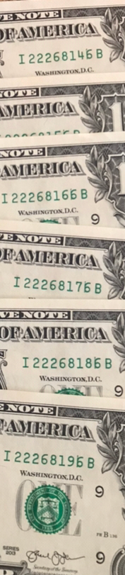 2003-Dollar-Bill-Double-Number-On-Serial-Number