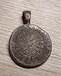Silver-Pendant--/-Coin-Id:--Disc-Of-Phaestus-Pendant