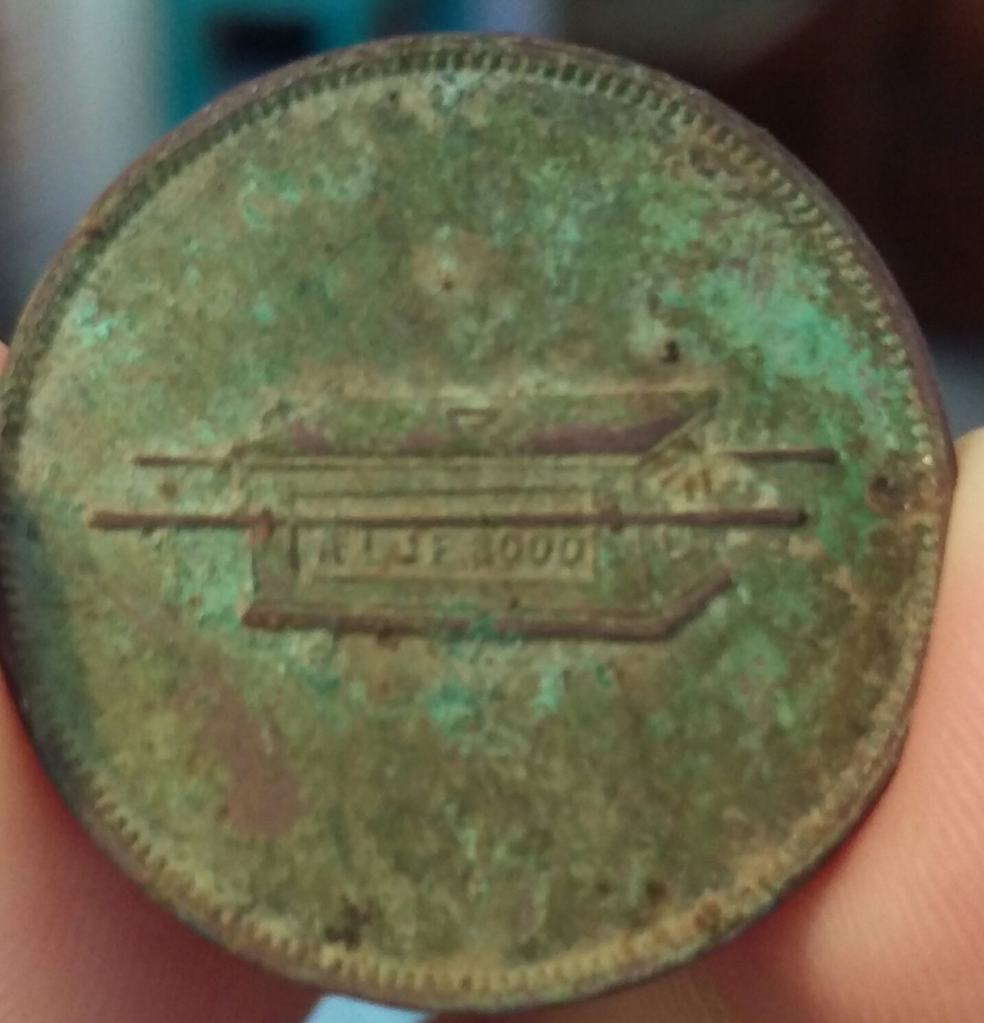 One-Penny-Is-Written-On-This-Coin-Id:-Masonic-Token