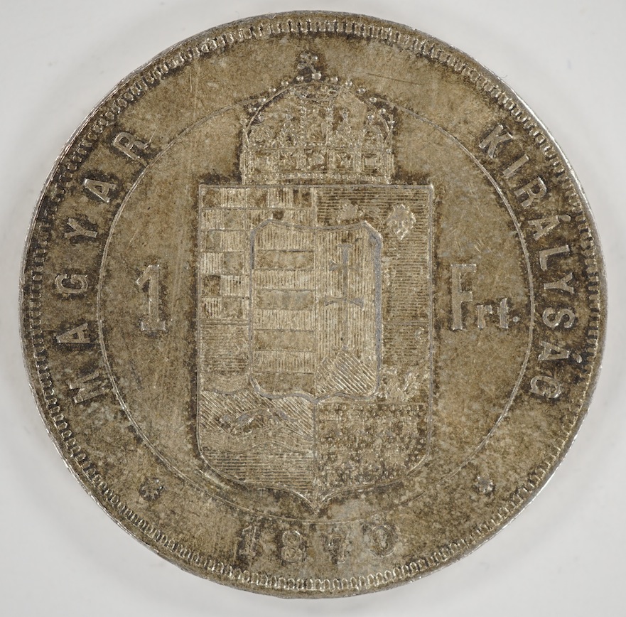 Hungary---1-Forint-1870-Gyf
